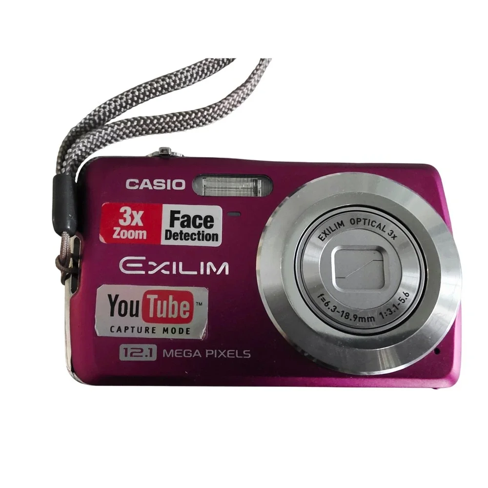 カメラ CASIO EXILIM 12.1MP デジタルカメラ ピンク